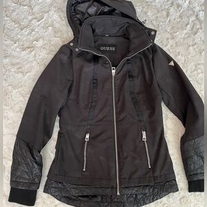 GUESS Women's Utility Jacket in Black